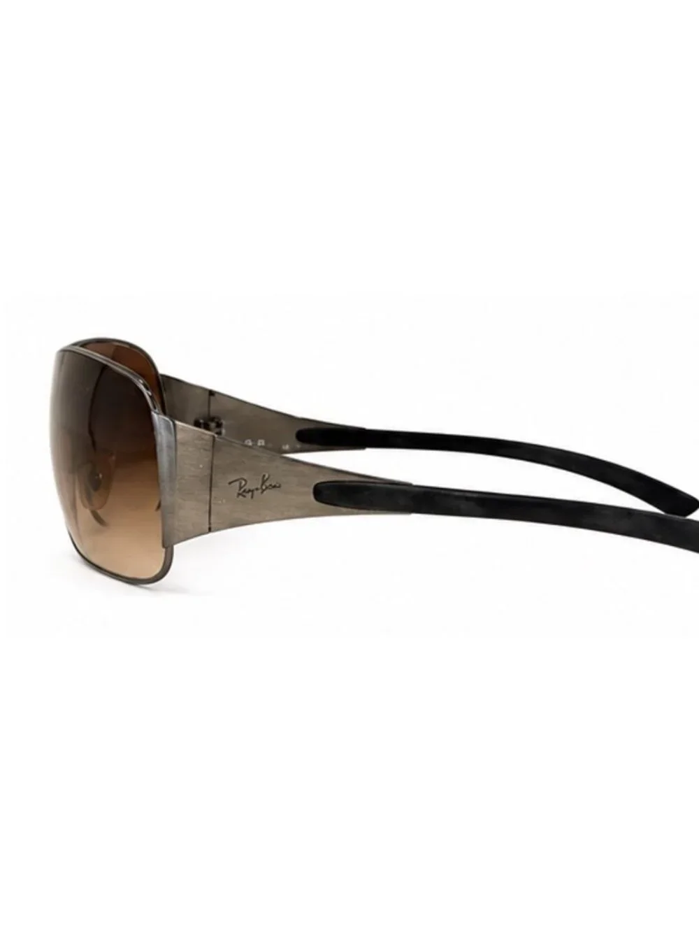 Ray-Ban RB3321 041/13 3N Brown Gradient Shield Sunglasses Made in Italy w/ Case